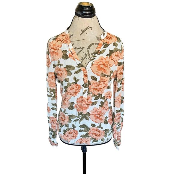 Reformation Womens Blouse XS Floral Cottagecore Cottage Bohemian Boho Romantic - Picture 3 of 15